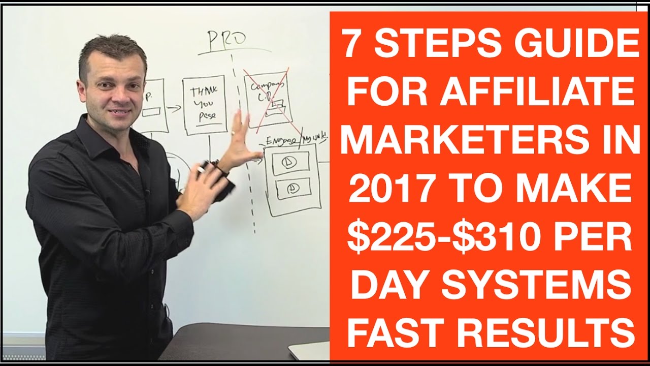 Affiliate Marketing For Beginners 7 Steps Tutorial 2017 To Get Faster ...